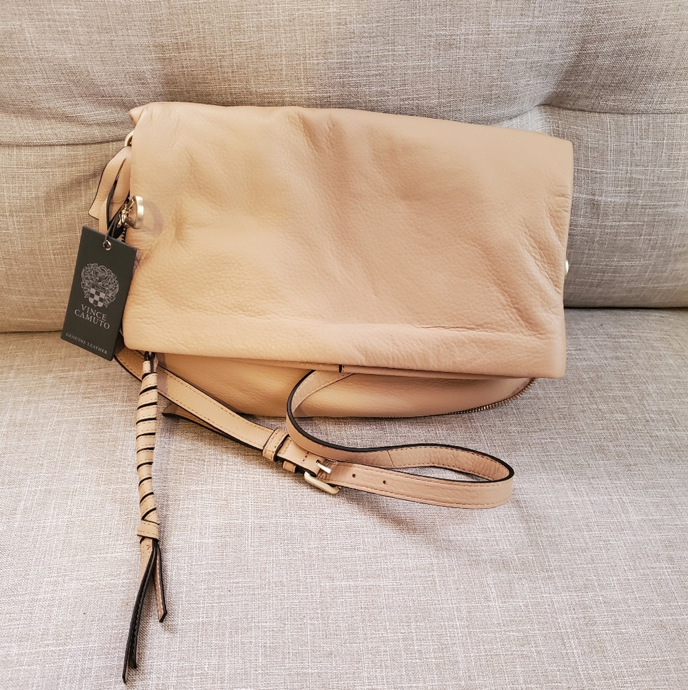 Vince camuto leather Cory shoulder bag